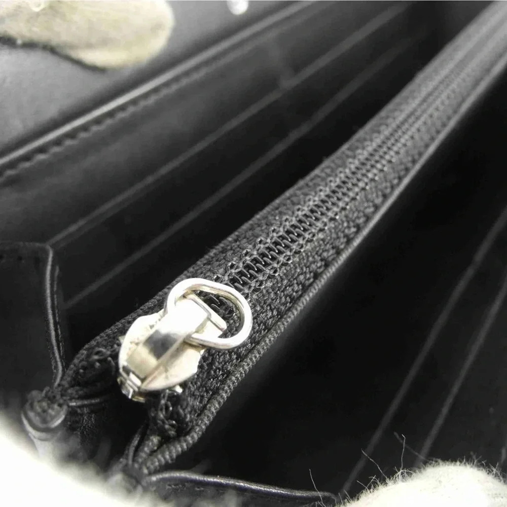 Vintage Chanel Quilted Enameled Leather Long Wallet - Picture 7 of 11